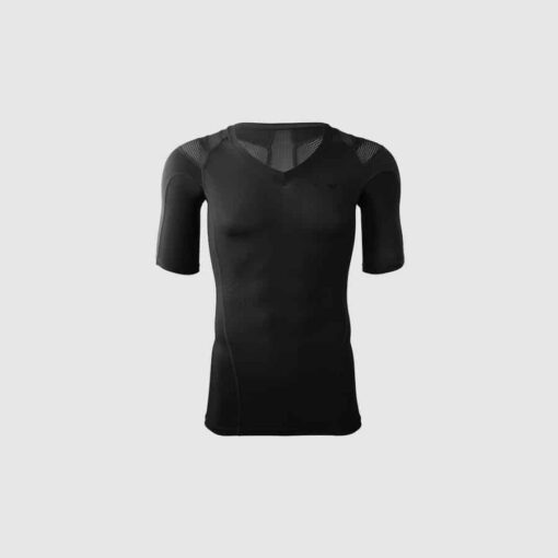 Unisex Essential T-shirt i Sort (v-hals)