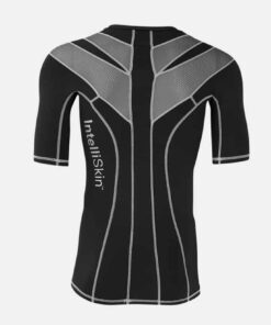 Intelliskin Foundation 2.0 holdningskorrigerende T-shirt med rund hals i Sort set bagfra