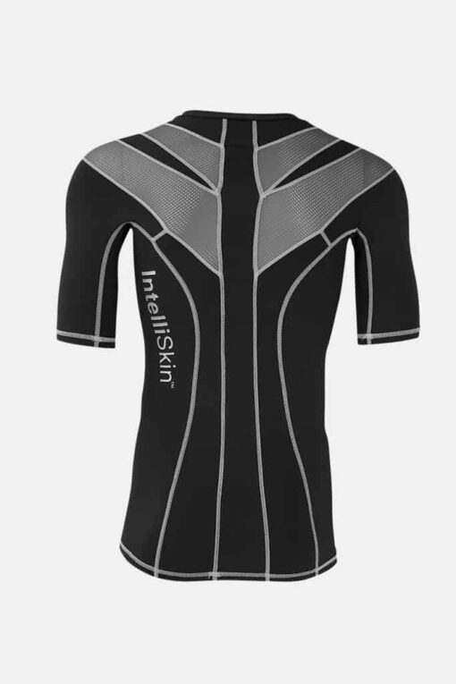 Intelliskin Foundation 2.0 holdningskorrigerende T-shirt med rund hals i Sort set bagfra