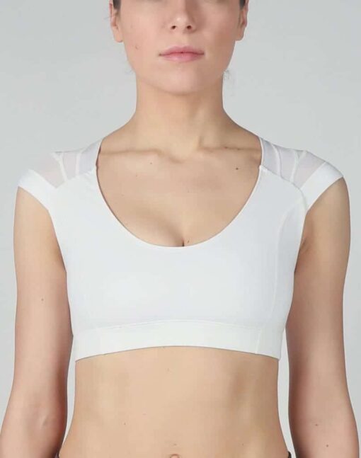 Intelliskin Essential 2.0 BH i hvid set forfra i studio