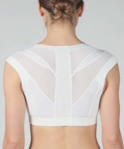 Intelliskin Essential 2.0 BH i hvid set bagfra i studio