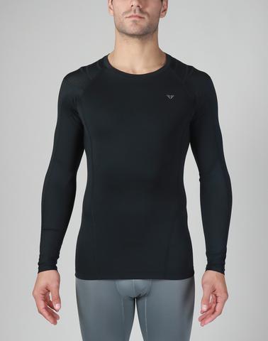 holdningskorrigerende tøj , langærmet, mænd - Intelliskin Foundation LS 2.0 i sort