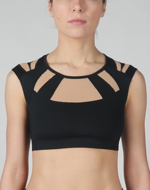Holdningskorrigerende BH - Intelliskin - Essential Ultima BH i sort/nude 1