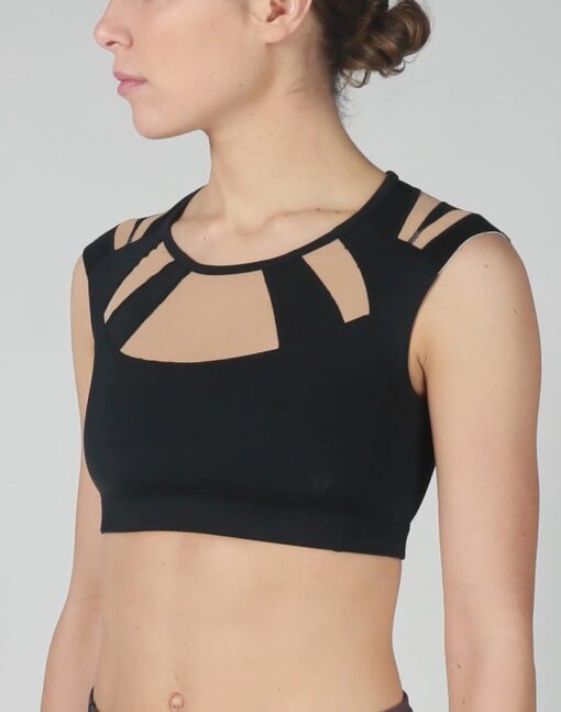 Holdningskorrigerende BH - Intelliskin - Essential Ultima BH i sort/nude 2
