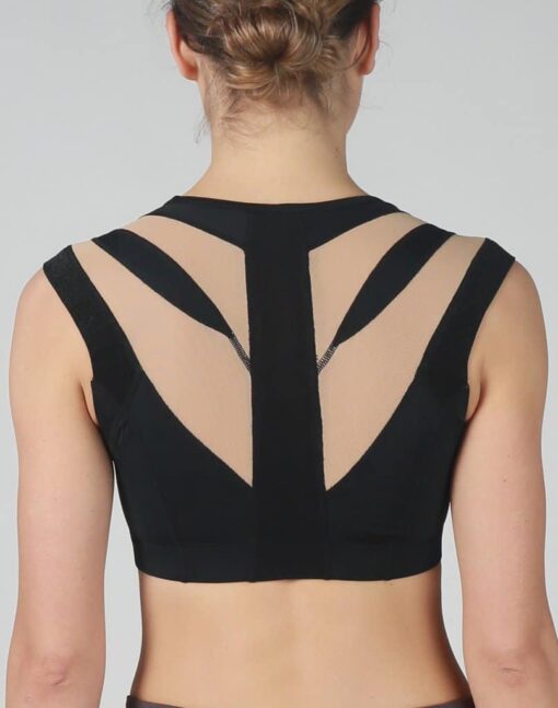 Holdningskorrigerende BH - Intelliskin - Essential Ultima BH i sort/nude 4